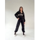 Жіночий костюм із флісу колір чорний