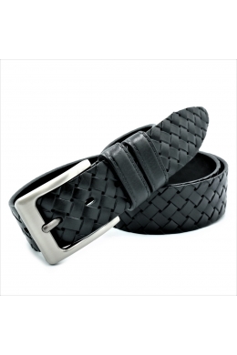 Шкіряний ремінь чорний
