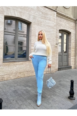 Жіночі штани колір блакитний