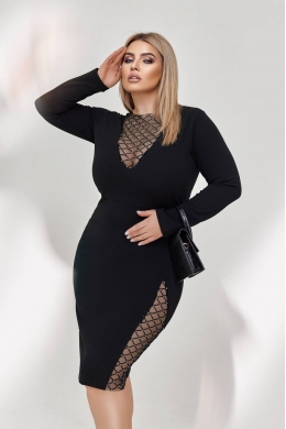 Жіноча сукня колір чорний