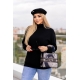 Жіночий гольф із ангори колір чорний
