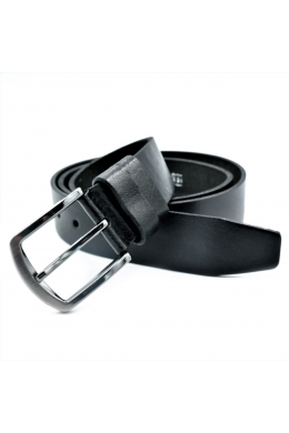 Шкіряний ремінь чорний