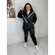 Жіночий костюм двійка колір чорний