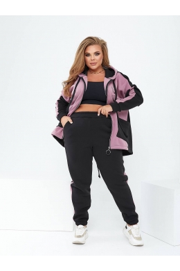 Спортивний костюм на флісі фреза кольору