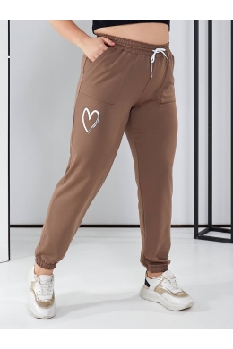 Жіночі штани колір мокко