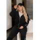 Жіночий спортивний костюм чорного кольору