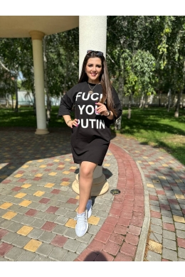 Жіноча туніка колір чорний