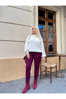 Жіночі штани колір бордо