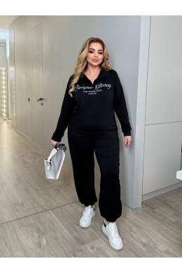 Жіночий костюм двійка чорного кольору