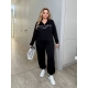 Жіночий костюм двійка чорного кольору