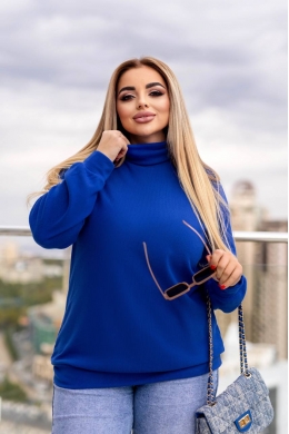 Жіночий гольф із ангори колір електрик