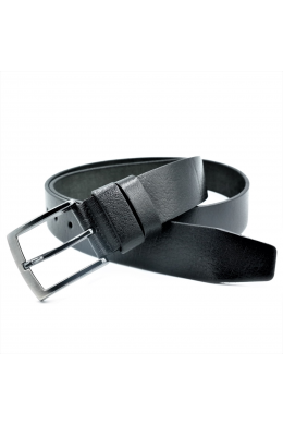Шкіряний ремінь чорний