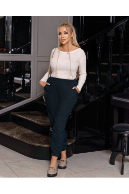 Жіночі штани джогери колір зелений