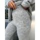 Жіночий костюм двійка сірого кольору