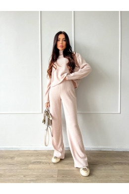 Жіночий костюм двійка з ангори колір беж