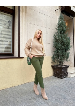 Жіночі штани колір хакі