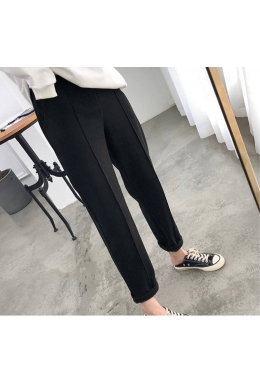 Жіночі штани вільного крою колір чорний