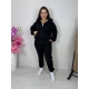 Жіночий костюм двійка колір чорний