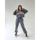 Жіночий костюм із флісу колір графіт