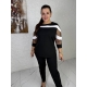 Жіночий костюм двійка колір чорний