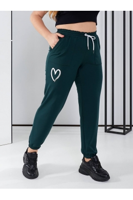 Жіночі штани колір смарагдовий