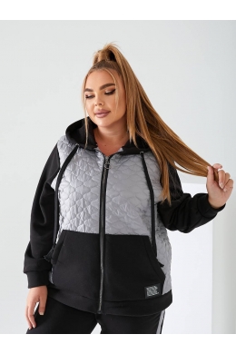 Жіночий теплий спортивний костюм колір світло сірий