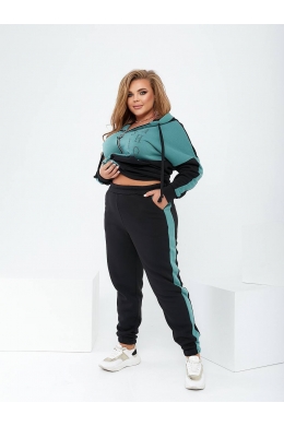 Спортивний костюм на флісі мятного кольору