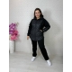 Жіночий костюм двійка колір чорний
