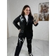 Жіночий костюм двійка колір чорний