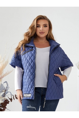 Жіноча жилетка колір джинс