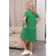 Жіноча сукня міді кольору трава