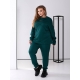 Жіночий костюм із ангори колір пляшка