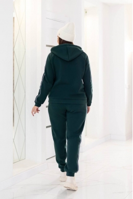 Жіночий стильний костюм двійка кольору пляшка