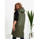 Жіночий жилет прямого крою колір хакі