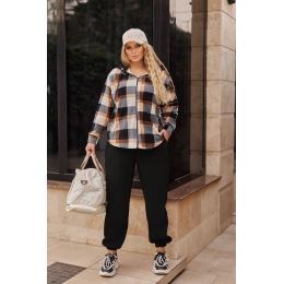 Жіночий флісовий бомбер колір чорний