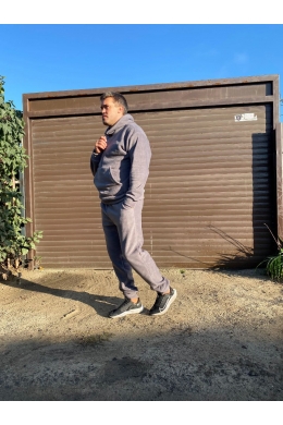 Чоловічий флісовий костюм двійка колір графіт