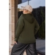 Жіноче тепле худі колір хакі Жіноче тепле худі колір хакі