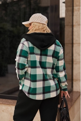 Жіночий флісовий бомбер колір мята