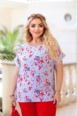 Жіночий костюм двійка із софту колір червоний