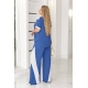 Жіночий костюм двійка джинсового кольору