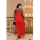 Жіноча ошатна сукня червоного кольору