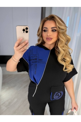 Жіночий костюм двійка колір електрик