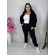 Жіночий костюм двійка колір чорний