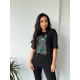 Жіночий спортивний костюм колір чорний