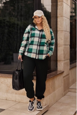 Жіночий флісовий бомбер колір мята