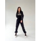 Жіночий костюм із флісу колір чорний