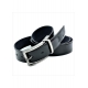 Ремінь чоловічий двосторонній синій Чорний