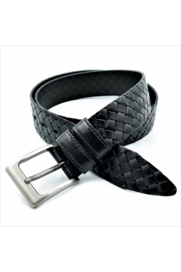Шкіряний ремінь чорний