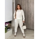 Жіночий костюм двійка колір молочний
