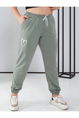 Жіночі штани колір оливка